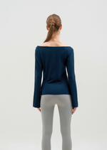 Daphne Long Sleeve Tee Navy