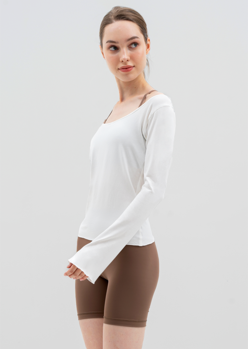 Daphne Long Sleeve Tee Off-White